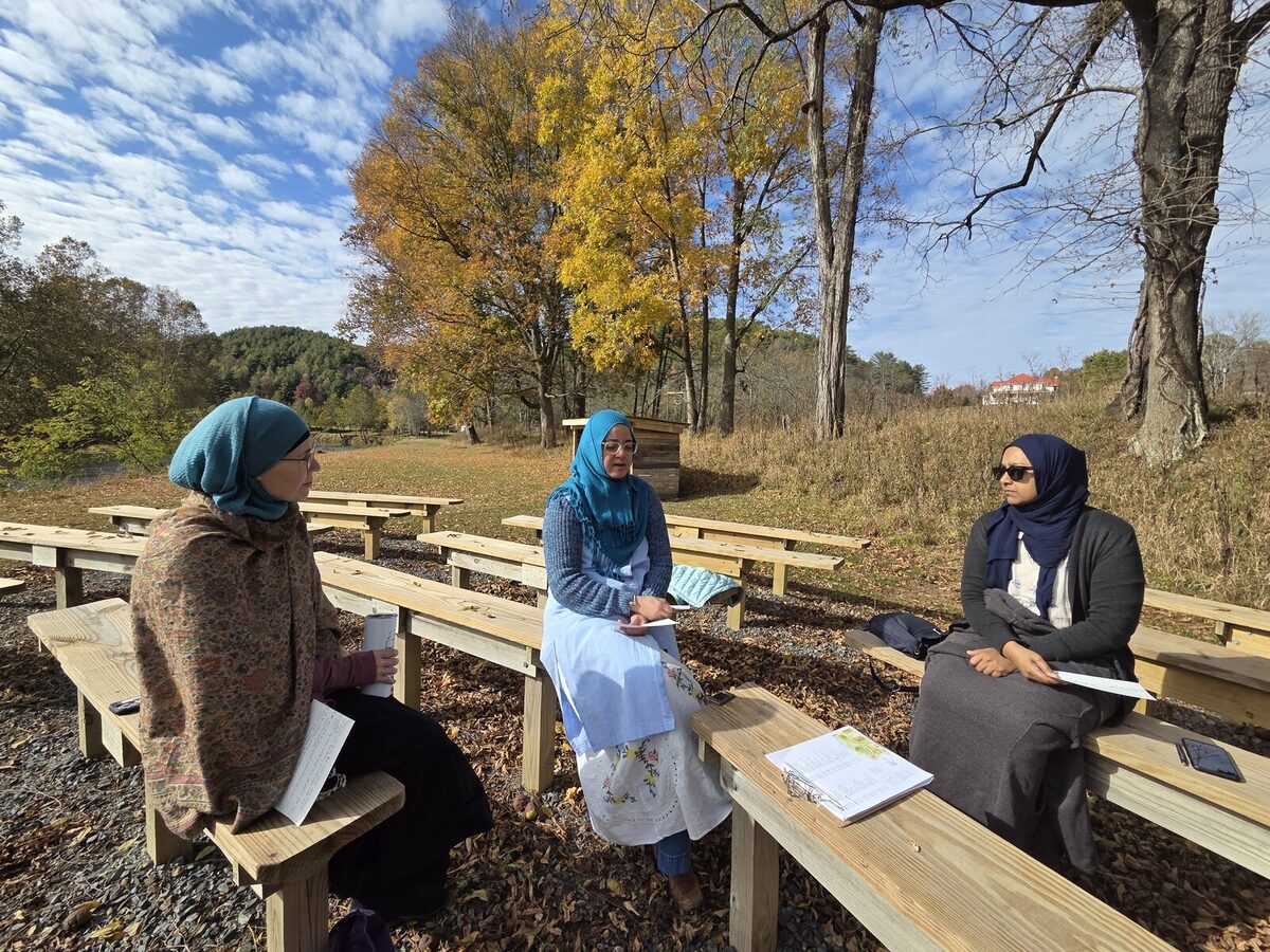 Retreat outdoor gathering