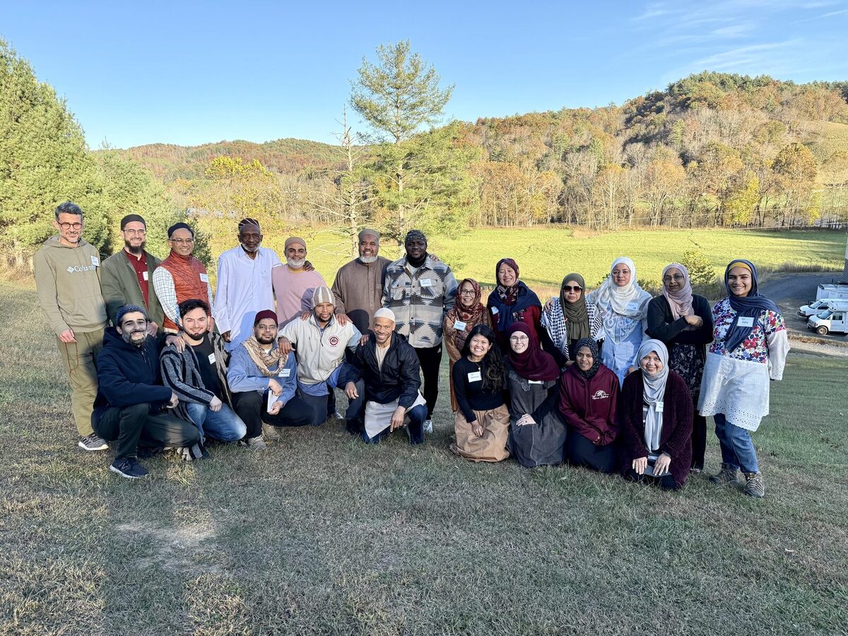 AMC Muslim chaplains group photo at the Sohaib Sultan Suhba Retreat
