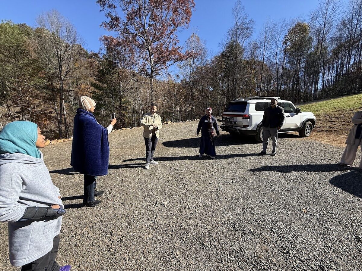 Outdoor planning session