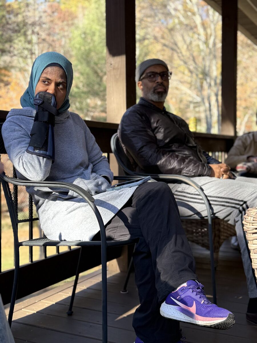 Indoor strategy meeting